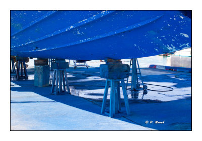 Chantier Naval de Port St Laurent - Quille en bleue - 0221