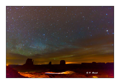 Jour 9 - Monument Valley Navajo Tribal Park - Deep night among the buttes - 9894