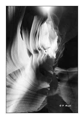 Page, Arizona - B&W at Upper Antelope Canyon - 9487