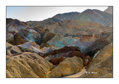 Morning - Painter Palette - Death Valley - California - 1742