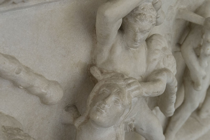 Kayseri Archaeological Museum Hercules Sarcophagus september 2014 2280.jpg