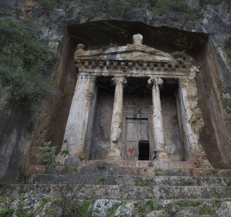 Fethiye Rock graves 2016 6961 panorama.jpg