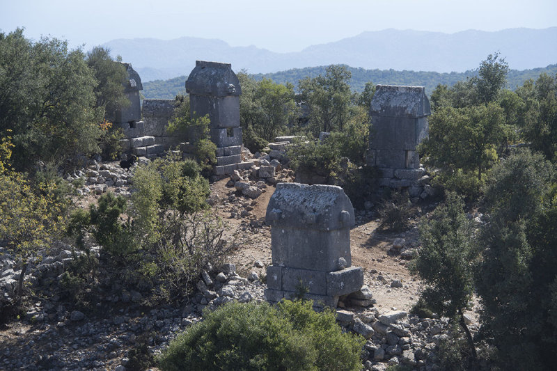 Cyaneae Necropolis from theatre October 2016 0160.jpg