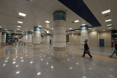 Istanbul Haciosman metro station May 2014 6439.jpg