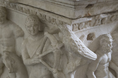 Kayseri Archaeological Museum Hercules Sarcophagus september 2014 2281.jpg