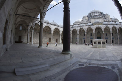 Istanbul Suleymaniye Mosque Inside court area 2015 1327.jpg