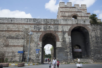 Walls near Edirne Gate