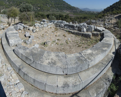 Kaunos Round Building October 2015 4277Panorama.jpg