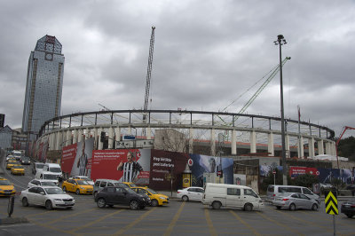 Istanbul Besiktas Stadium under construction december 2015 5916.jpg