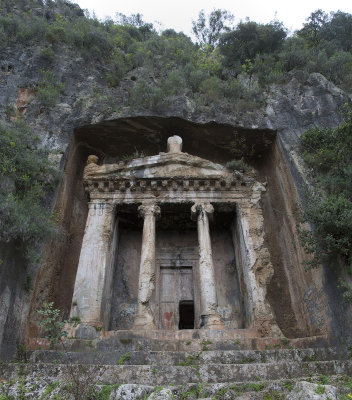 Fethiye Rock graves 2016 6966 panorama.jpg