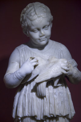 Girl with bird, 2nd century AD