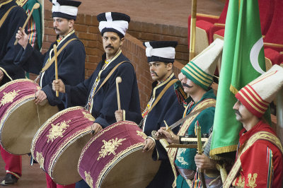 Mehter band performing