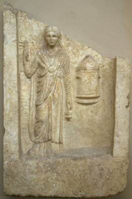 Ist Arch Mus Votive stele with Isis October 2016 9046.jpg