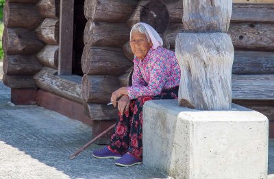 Older Woman near Namhey