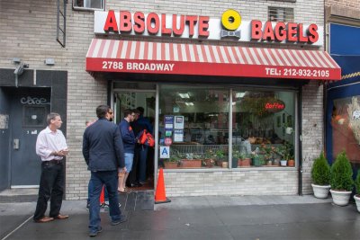 Very good and popular Bagels restaurant in NY