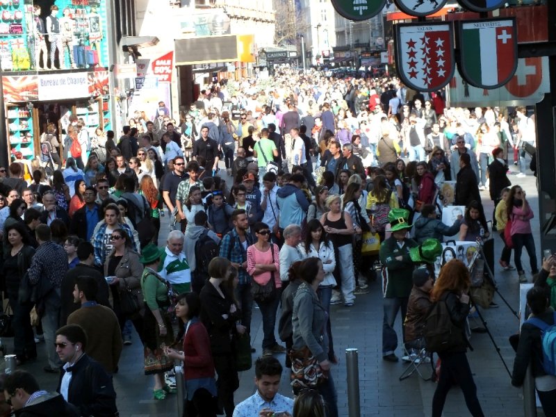 What happens on a sun shining day, a day before St. Patricks Day