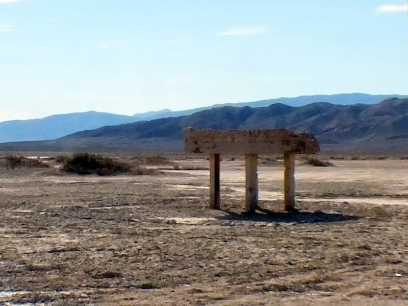 A Rake Station where observers measured the accuracy of the artillery practice.