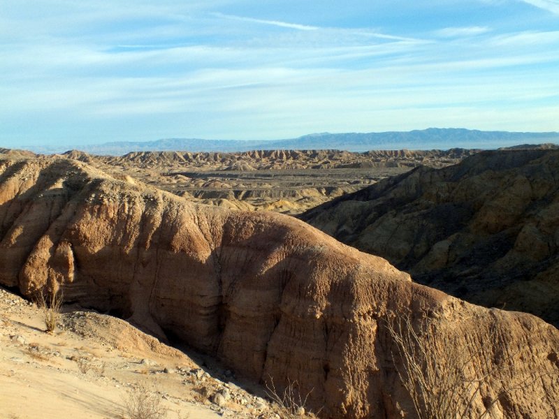 A different view of the Salton Sea basin from about 20 miles outside of Borrego Springs