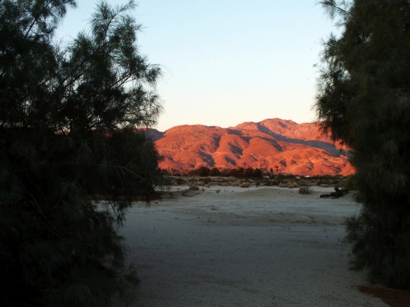 Sunrise in the desert
