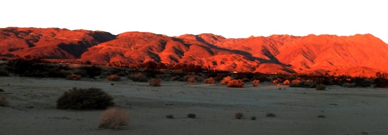 Panorama sunrise view