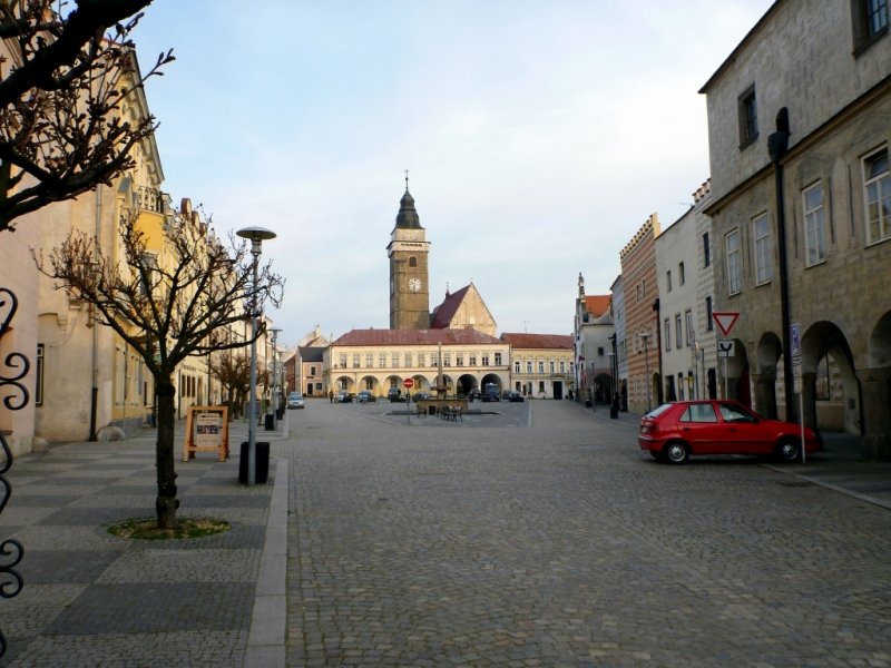 The town of Slavonice - a quiet little town off the main tourist trail and close to some interesting area sights.
