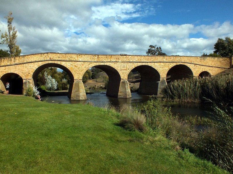 An old stone bridge built in 1823