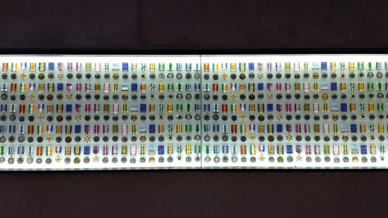 Medals of those Australians who died in war