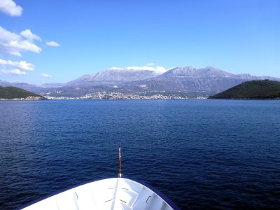 Heading into the Bay of Kotor