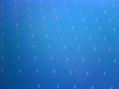 Wind turbines in the English Channel