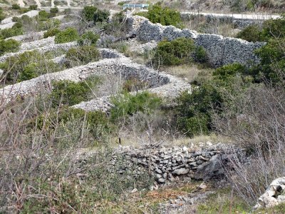 The stone walls of Havr, for irrigation and flood control
