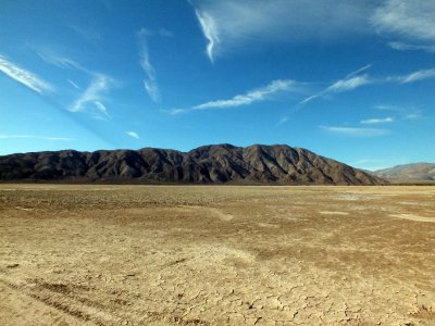 The middle of Clark Dry Lake bed.