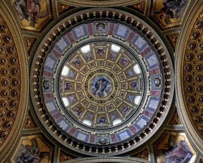 The dome of St. Stephen's Basilica