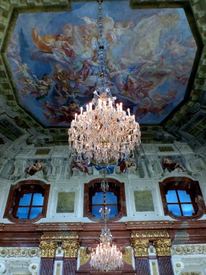 The main salon of the Upper Palace 