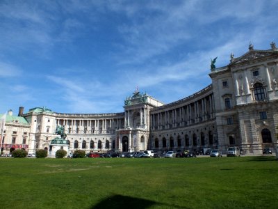 The Hofburg Palace former home of monarchs of the Habsburg dynasty