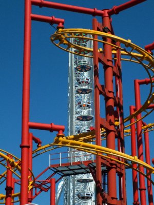 More rides at the Prater Amusement Park