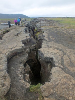 A fissure in the North American Plate