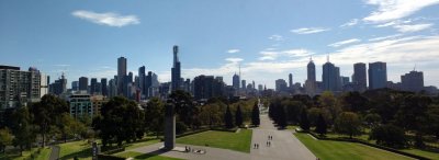 Melbourne Panorama from the Shrine of Remembrance