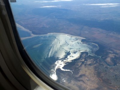 Dry salt lake outside of Adelaide