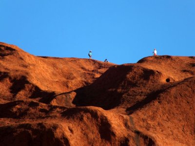 Climbers at the top