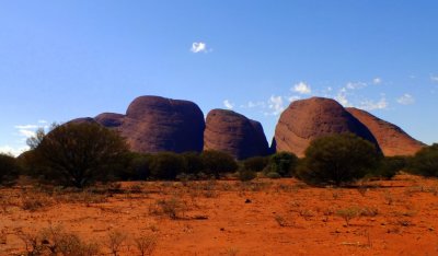 Some of the 36 domes comprising Kata Tjuta