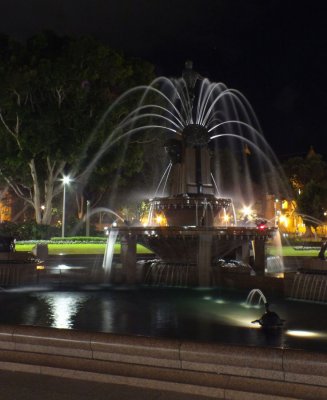 A fountain in Hyde Park