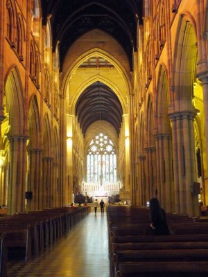 Inside St. Mary's Cathedral