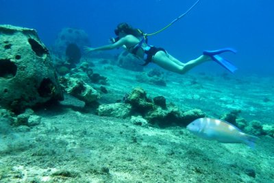 SNUBA in Cozumel