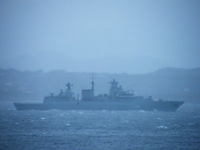 F 218 -NATO forces on Hjeltefjorden 2014