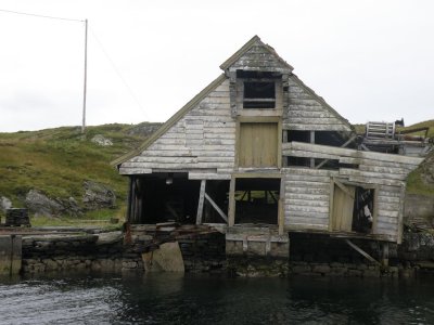 SeaHouse at Kirkeya ved Hernar.-History of the past - Collapsing today ?