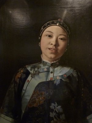 Young Lady from Fuchow - daughter of officer in Fujian navy - 1898 by Hubert Vos 