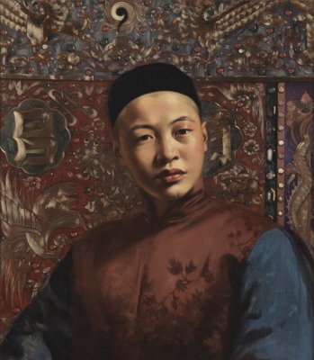 Hubert Vos 1898 - Young manchu man