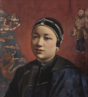 Hubert Vos - 1898 - young girl in Suzhou