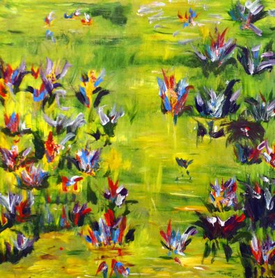 Flowers in The Pond