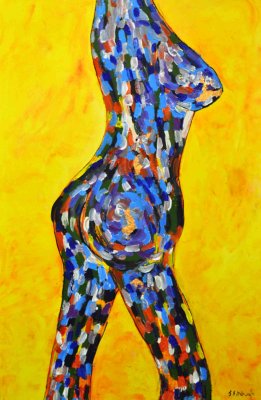 Body To Die For a colourfull painting